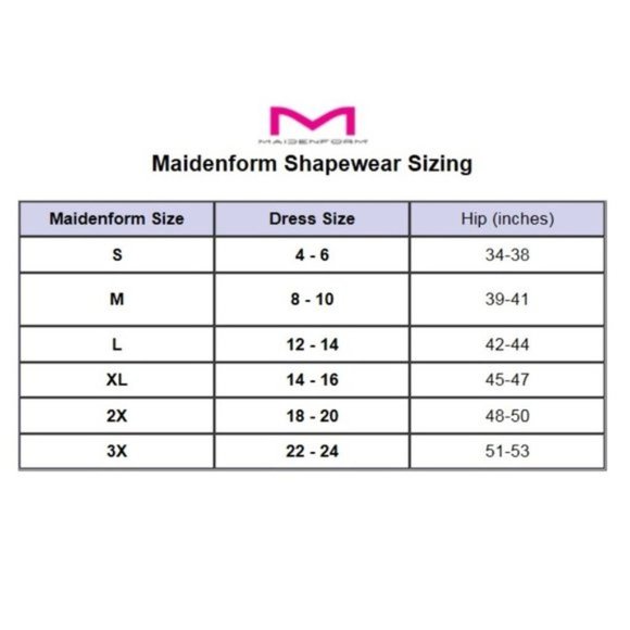 Maidenform Firm Black Thigh Shaper High Waist H593 - Picture 3 of 8